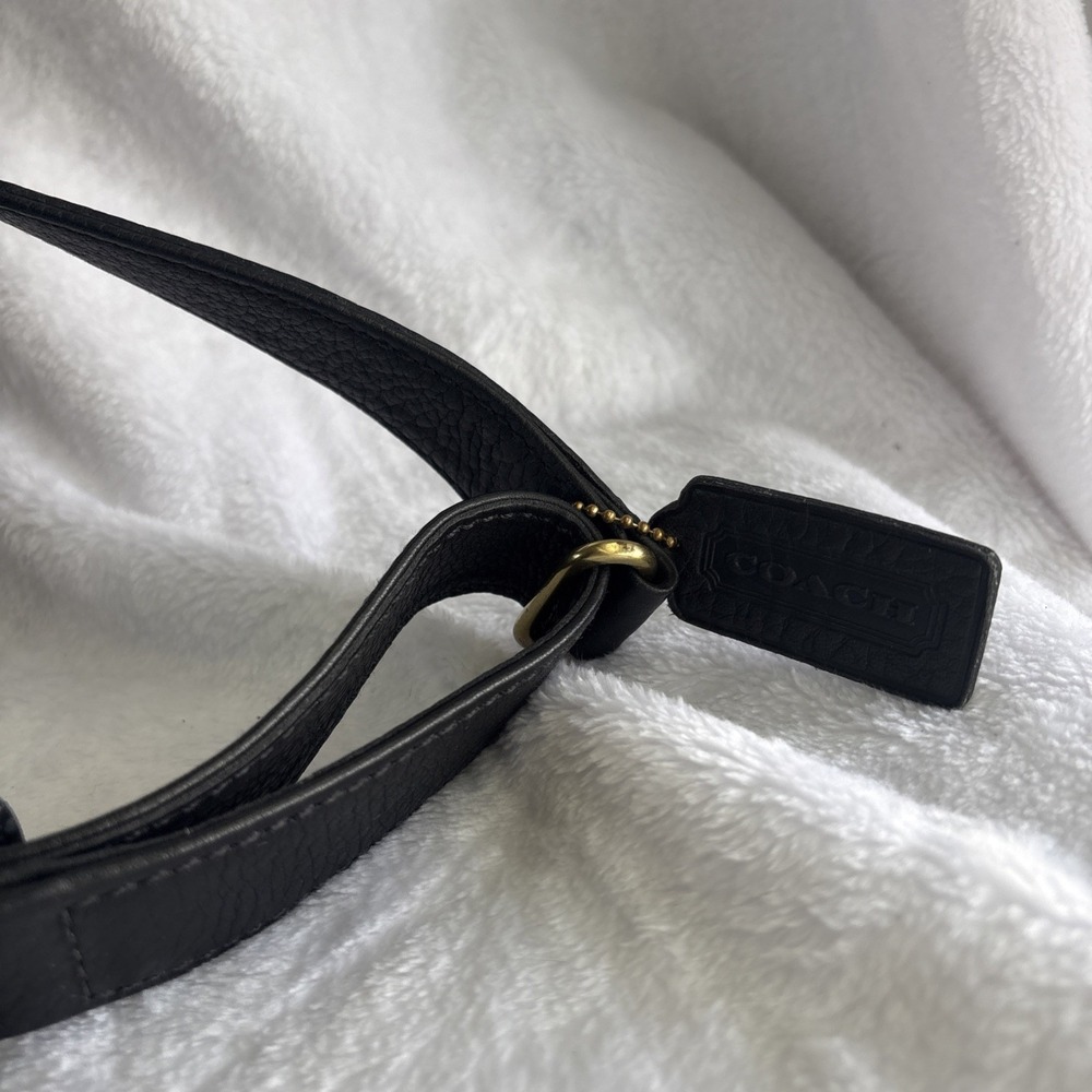 Vintage COACH Sonoma Bucket Zip Bag Black Pebble Leather 4907 90s Costa Rica - Picture 2 of 16
